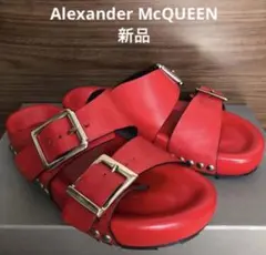 Alexander McQUEEN レザーサンダル 男女兼用のサムネイル