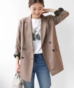 ダブルジャケット テーラードジャケット