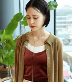 ロングネックレス ゴールド