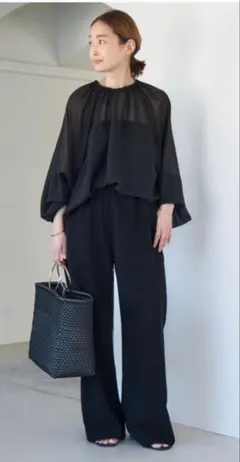 ドゥーズィエムクラス　Sheer Blouse 新品　タグ付き
