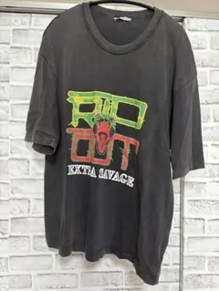 ZARA ザラ Tシャツ RIP OUT EXTRA SAVAGE 色褪せ加工