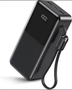 モバイルバッテリー 大容量 60000mAh 急速 スマホ充電器 5台同時に充電