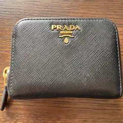ＰＲＡＤＡ　プラダ　サフィアーノ　コインケース　ラウンドファスナー　ブラック