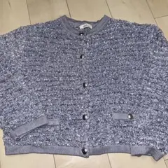 ★earth music&ecology ブルーグレー カーディガン