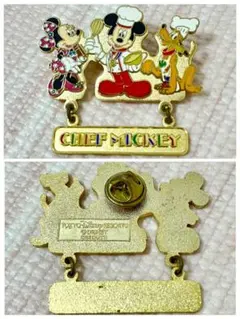 東京ディズニーランド　アンバサダーホテル　シェフミッキー　ピンバッジ