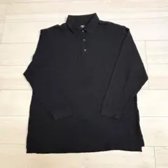 Monterey Club ポロシャツ　長袖　ブラック　黒