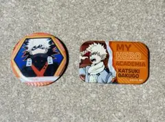 ヒロアカ　爆豪勝己　缶バッジ　バレンタイン　キャラバッジ　スクエア缶