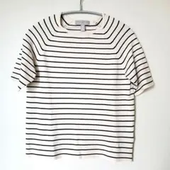 H&M ストライプ 半袖ニット S