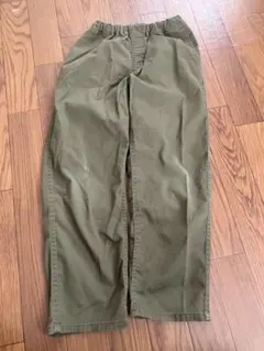 ストレッチチノ　ルーズフィットパンツ　130cm無印良品