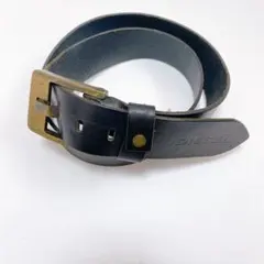 サ*ー様 DIESEL ディーゼル 本革 ベルト イタリア95/38 ブラック