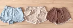 値下げ apres les cours,UNIQLOボトムス3点セット 90cm