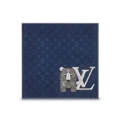 【極美品】 Louis Vuitton タイガー シルク ハンカチ チーフ