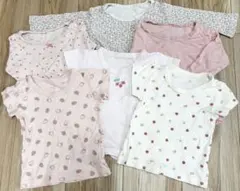 ベビーシャツ 6枚セット 80cm 半袖　長袖　肌着