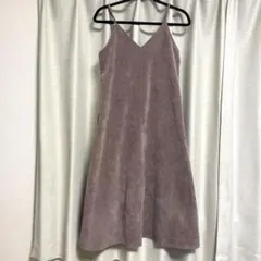 guキャミワンピースコーデュロイ