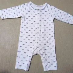 キムラタン車柄 長袖ロンパース