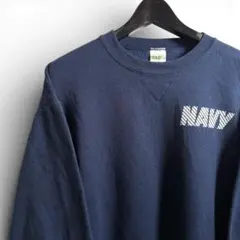 90s USA製 US NAVY スウェット ネイビー D07