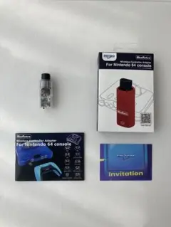 BlueRetro ワイヤレスコントローラー ニンテンドー64 無線 新品