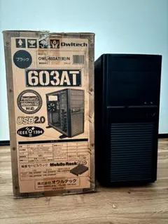 Owltech OWL-603AT(B)/N スチールPCケース ファン3個増設 Owltech PC Case Water-Cooled CPU Cooler with Connectable Case Fan
