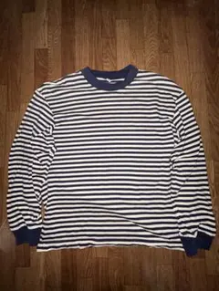 00s old UNIQLO ボーダーロンT archive y2k