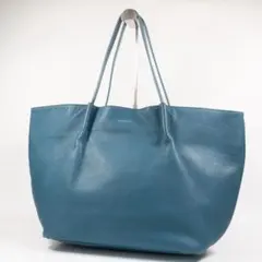 極美品✨トゥモローランド トートバッグ レザー A4可 ブルー系のサムネイル