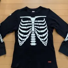 Supreme 骨サーマル　black M Supreme Hanes Bones Thermal Crew Blackの着用レビュー