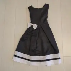ダークグレー フォーマルドレス Aライン130〜140cm