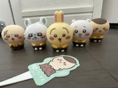 ココス ちいかわ コラボ 第4弾 ソフビ 5種 セット ハチワレ無し ピック付