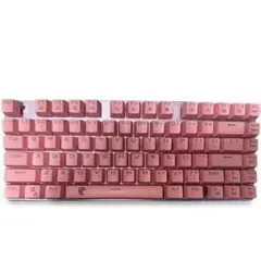 E-YOOSO e元素　ピンク ゲーミングキーボード 青軸　動作確認済み
