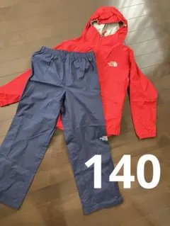 140cm The North Face レインスーツ（上下セット）