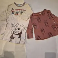 ディズニー 長袖　80cm　 3枚セット