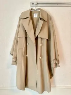 美品 エンフォルドENFOLD シャンブレーギャバコクーンコート オーバー
