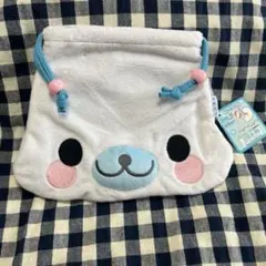 まめゴマ　ぬいぐるみ巾着　未使用タグ付　しろゴマ　ポーチ　レア