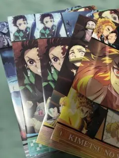 鬼滅の刃 a4クリアファイル 5枚セット（4種類）