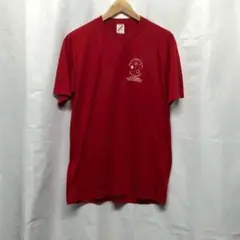 ジャージーズ Tシャツ L 赤 USA製 胸ロゴ シングルステッチ L2000