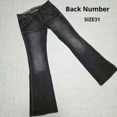 Back Numbers ブーツカットデニム 31サイズレディースファッション