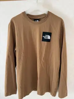 THE NORTH FACE ロングスリーブ スクエア ロゴ スリーブ Tシャツ