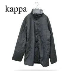 Kappa　カッパ　中綿コート　刺繍ロゴ　イタリア　スポーツブランド　グレー