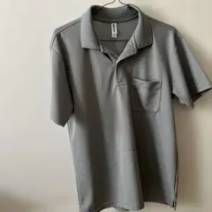 #glimmer #ポロシャツ M グレー 330-AVP