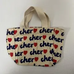 cherトートバッグ ベージュのサムネイル
