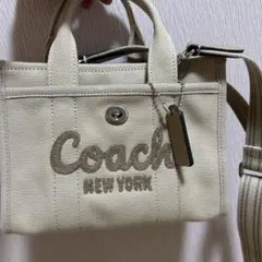 COACH キャンバス ショルダーバッグ