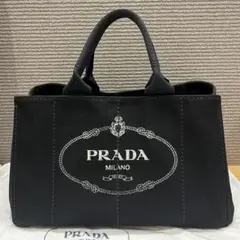 PRADA プラダ カナパ デニム ブラック 1BG439 ギャランティ付 - メルカリ