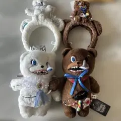 USJ ユニバ　ハミクマ　ソウル　パンク　ぬいぐるみ　セット usjハミクマぬいぐるみ3セット パンク ソウル ハミクマ ユニバUSJ限定