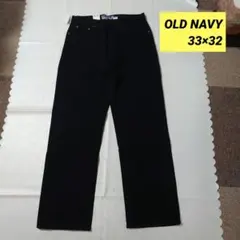 OLD NAVY メンズパンツ ブラックデニム 33×32 ジーンズ
