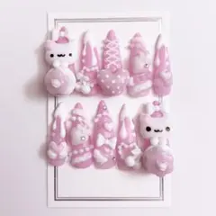 現品 量産型 地雷 平成女児 ネイルチップ