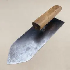 左官鏝 人造鏝 黒本焼 古鏝 左官鏝 カネ巳 金助 黒本焼 【246mm】 - メルカリ