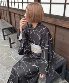 apres jour mignon 浴衣　上衣　キャミワンピース　M