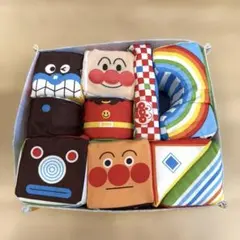 ベビラボ　アンパンマン　やさしいやわらかつみき　赤ちゃんおもちゃ　知育玩具