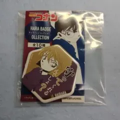 名探偵コナン　灰原哀　セリフ　キャラバッジ　缶バッジ　六角形
