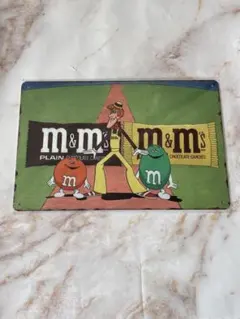 ブリキ看板 M&M's インテリア雑貨 アメリカン雑貨 メタルサイン