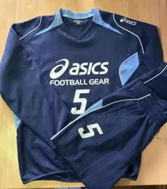 asicsジャージ ネイビー　上下セット